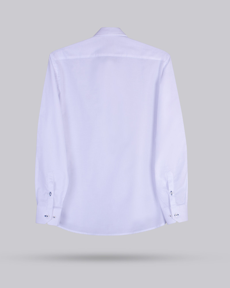 Camisa semientallada tejido oxford | La Española