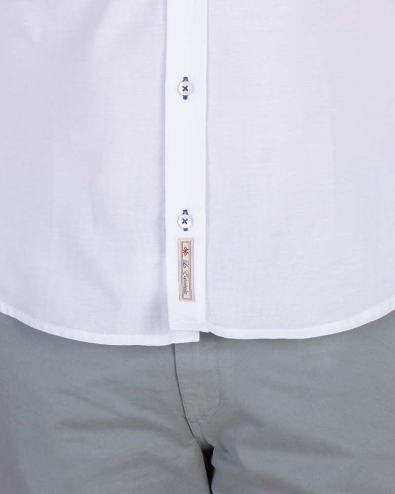 Camisa semientallada tejido oxford | La Española
