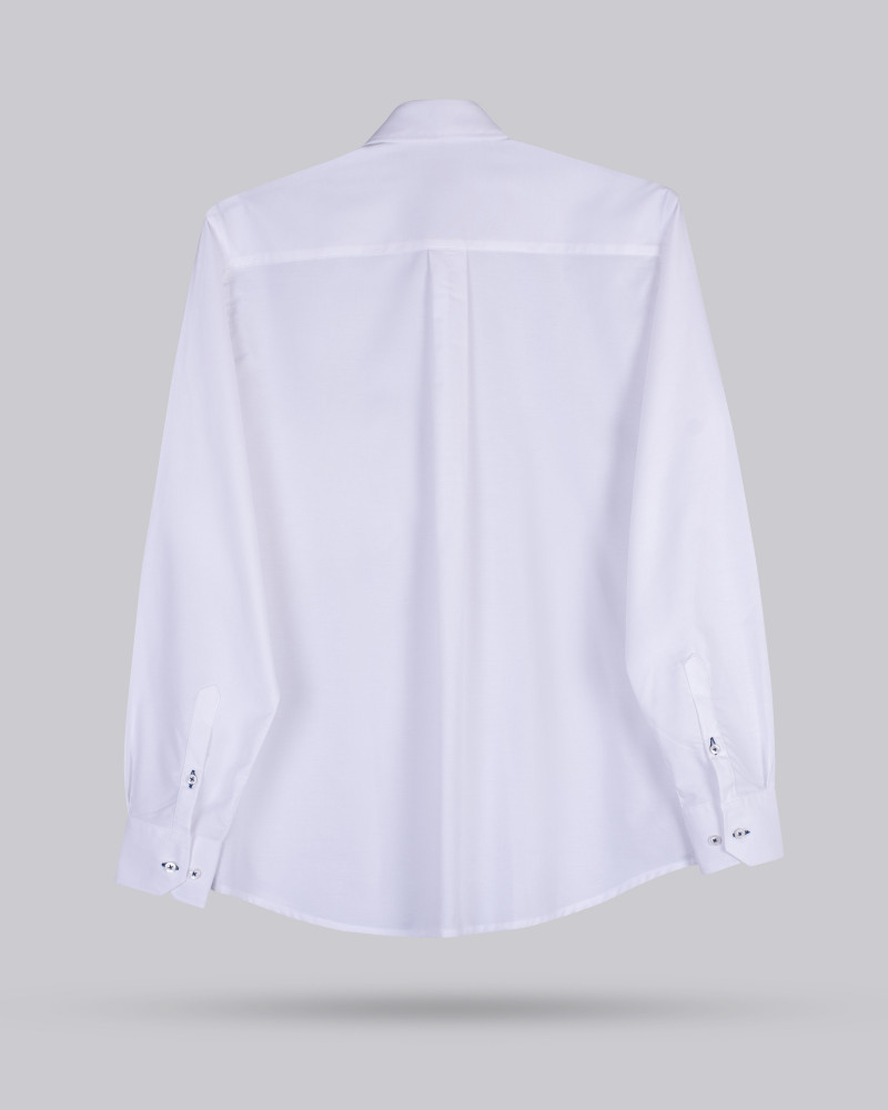 Camisa regular tejido oxford con bolsillo | La Española