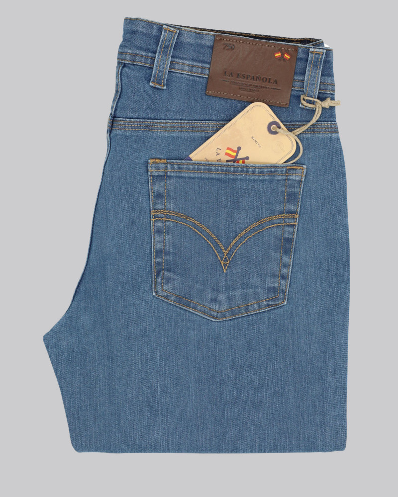Pantalón 5 bolsillos color break para hombre | La Española