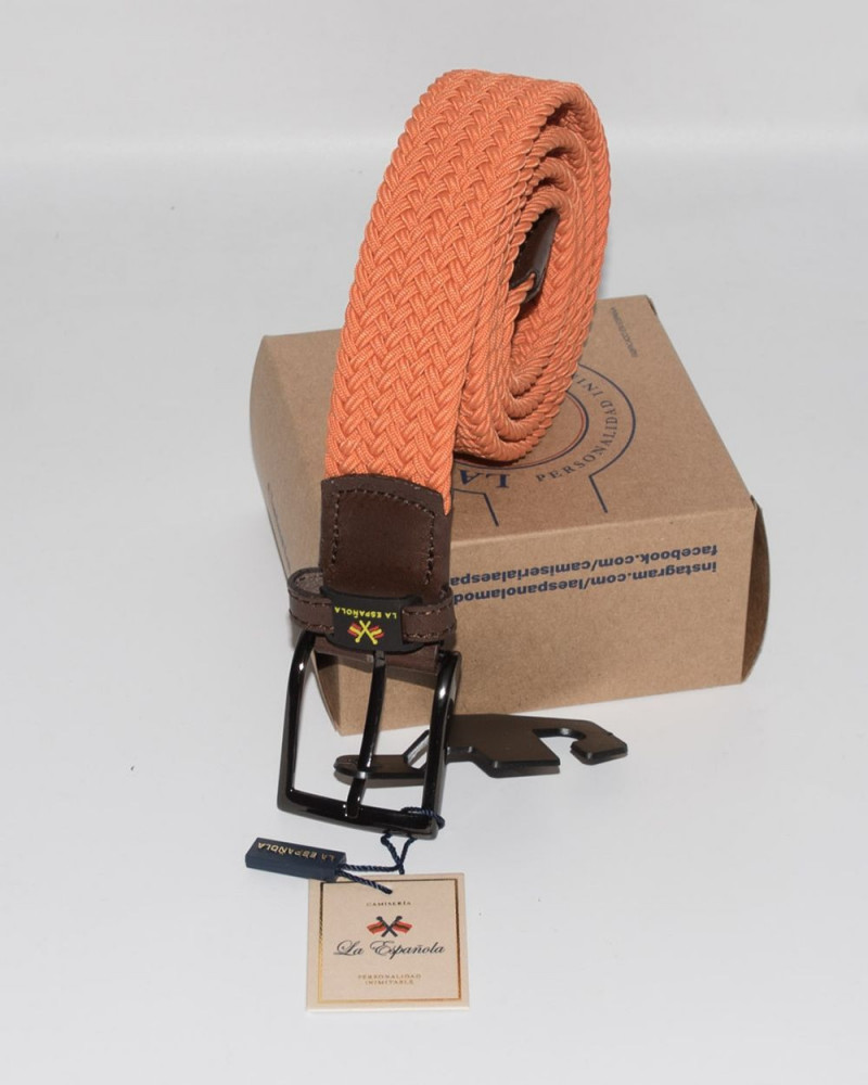 Cinturón trenzado liso - Serie 10592 | Complementos La Española