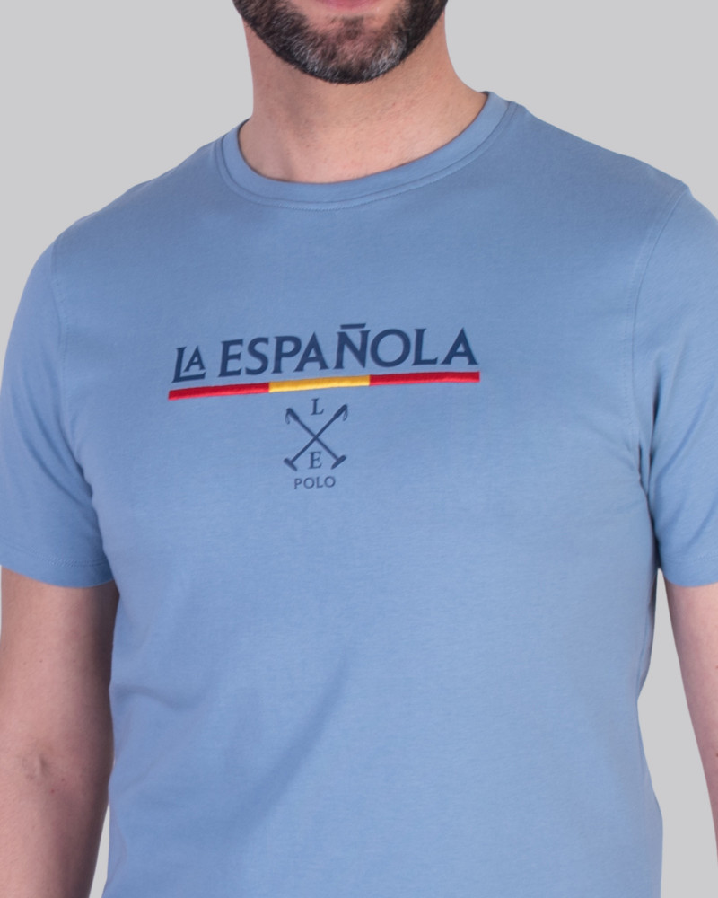 Camiseta manga corta con estampada pecho | La Española