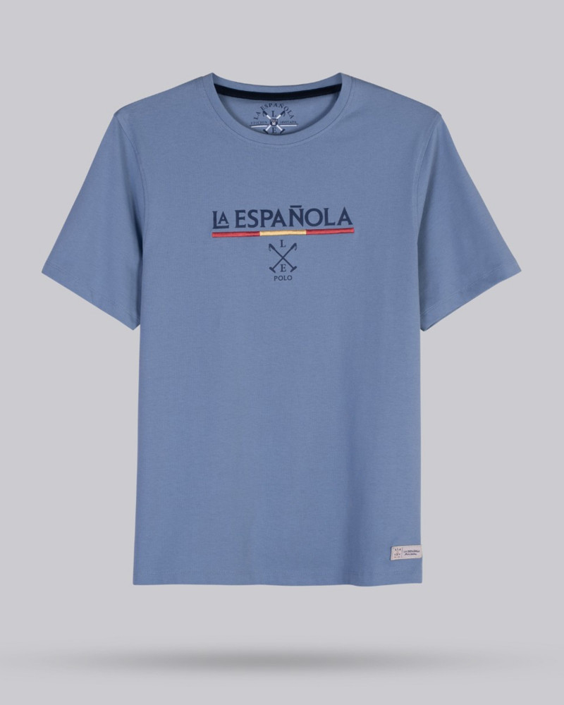 Camiseta manga corta con estampada pecho | La Española