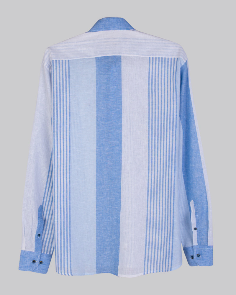 Camisa algodón estampado rayas para hombre | La Española