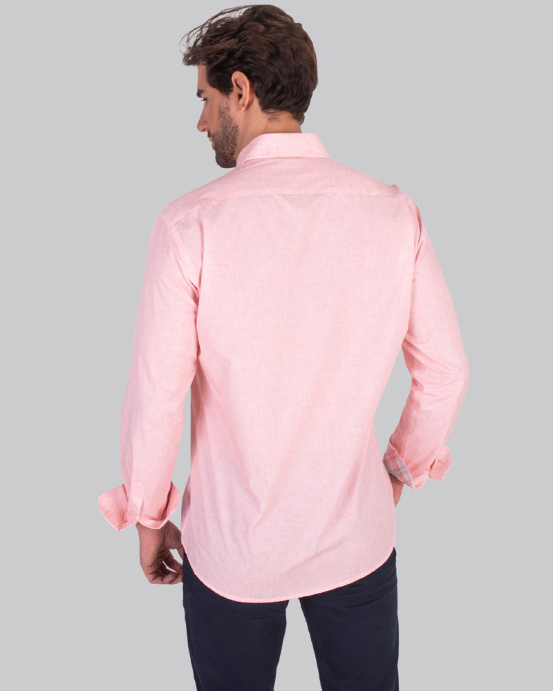 Camisa algodón lisa y cuello botón | La Española