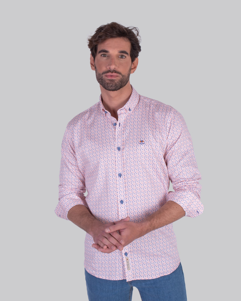 Camisa algodón estampada para hombre | La Española