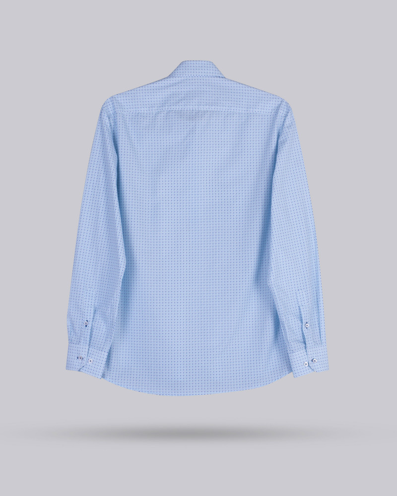 Camisa estampada y cuello botón | La Española