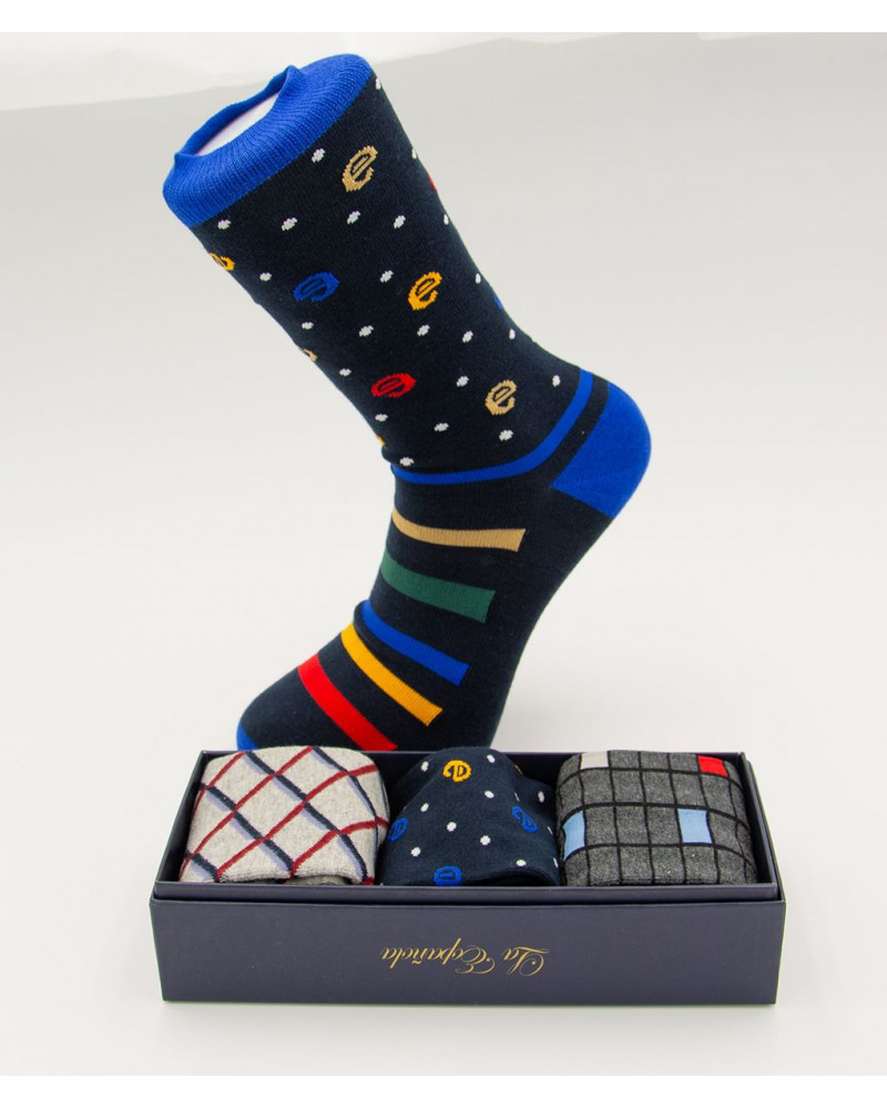 Pack de 3 calcetines para hombre | Complementos La Española