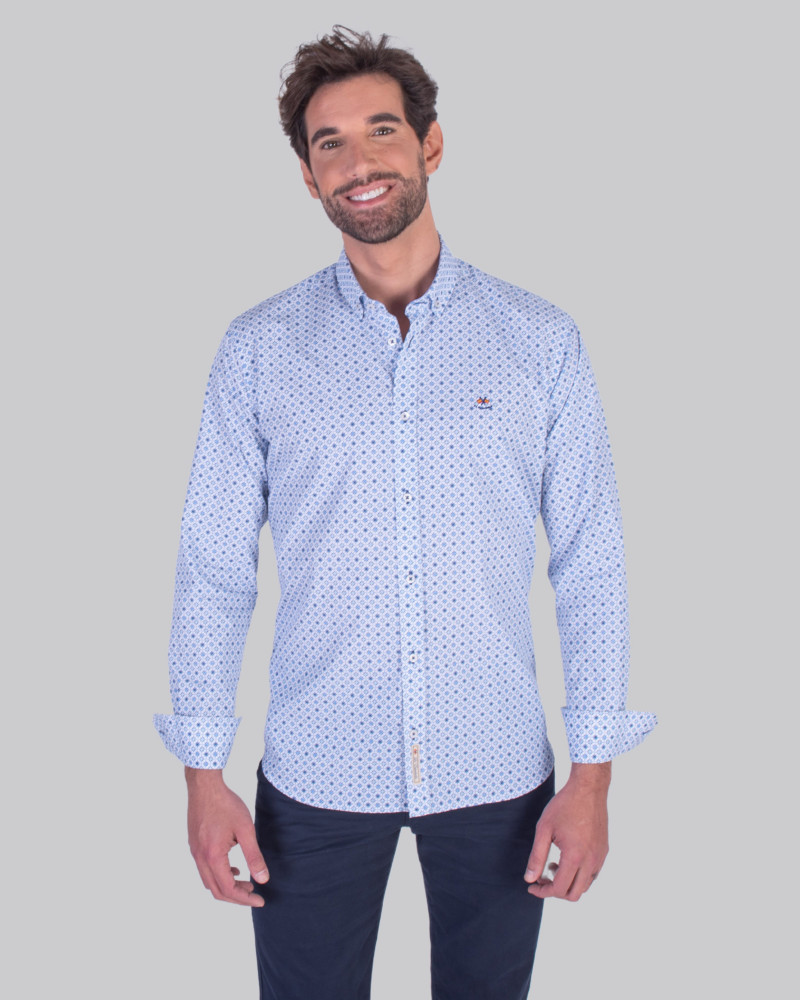 Camisa algodón estampada para hombre| La Española