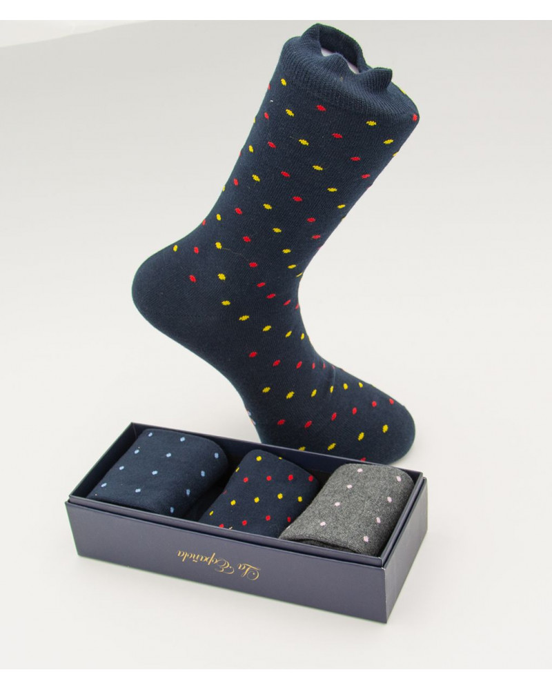 Pack de 3 calcetines para hombre | Complementos La Española