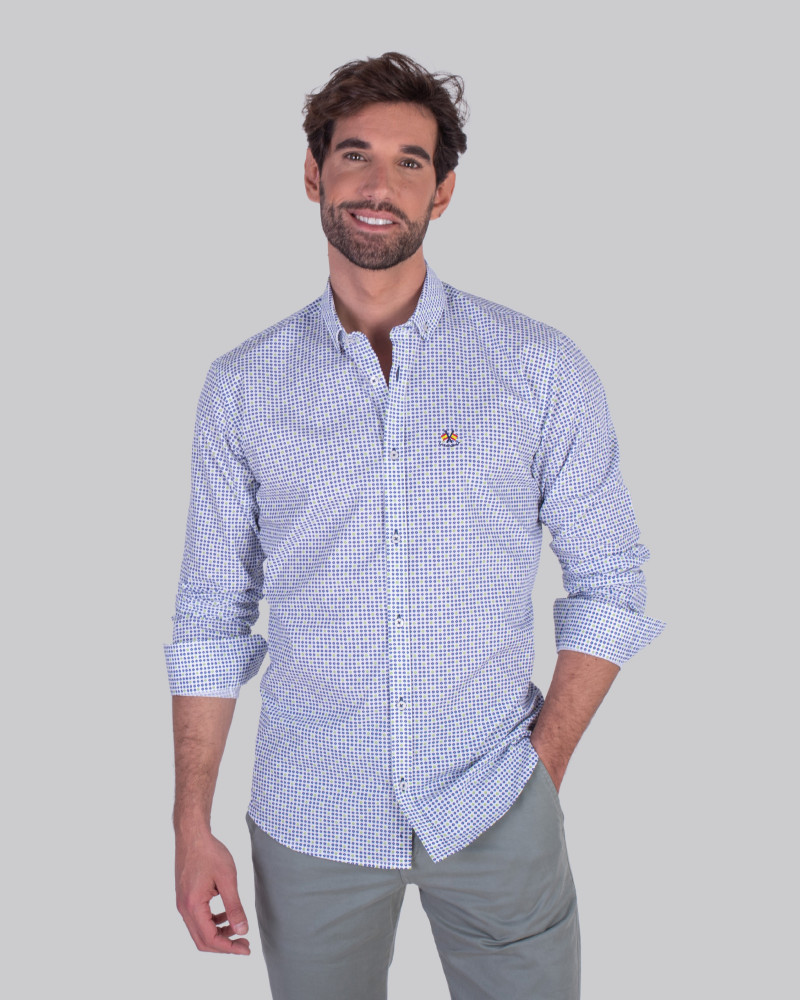 Camisa algodón estampada para hombre | La Española